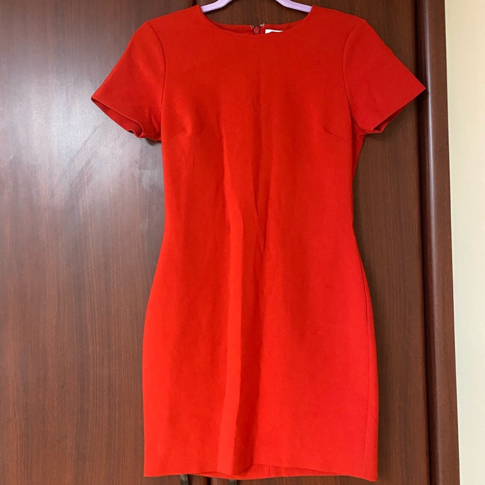 LIKELY beautiful red short sleeve mini dress